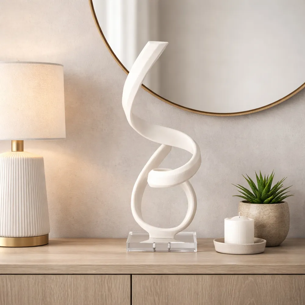 ESSEXTON WHITE DECOR 27 (IN)