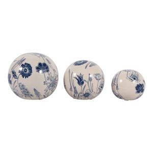 TESSWIND SET OF 3 BLUE ORBS 6 (IN) 3