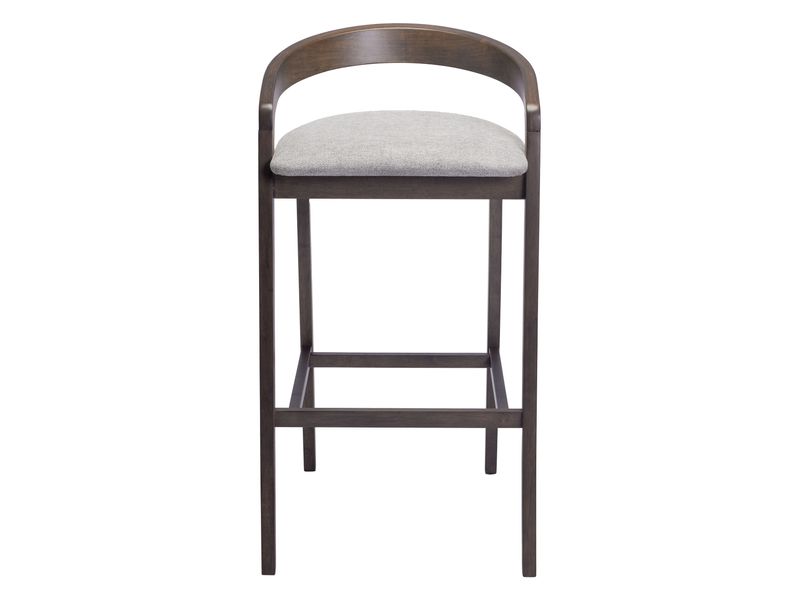 Troy Barstool Dove Gray & Espresso 4
