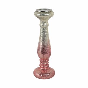 HILTONFIELD PINK CANDLE HOLDER 15 (IN) 5