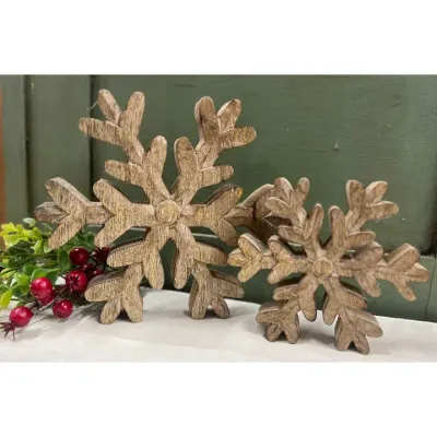 Natural Snowflake 8in