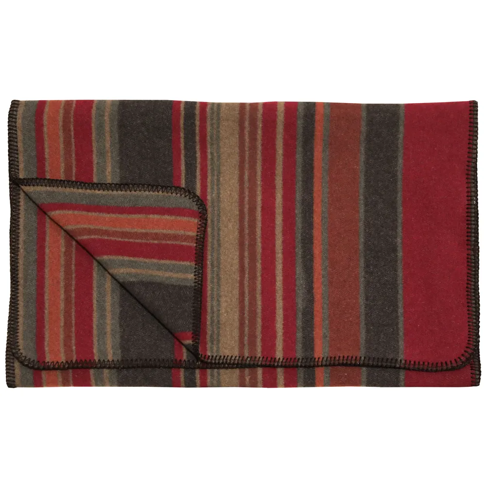 Hudson Garnet Bedscarf - Queen