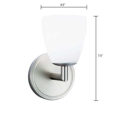 Chancellor 7.5″ High Integrated LED Sconce - Brushed Nickel