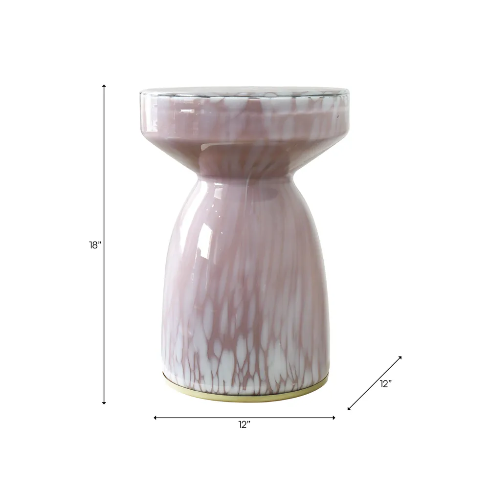 DEXTERMORE WHITE TABLE 18 (IN)