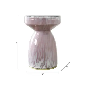 DEXTERMORE WHITE TABLE 18 (IN) 9