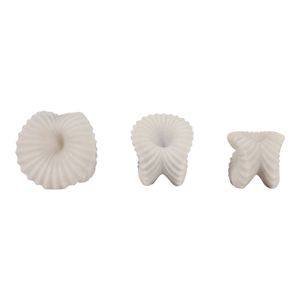 COLEMILL SET OF 3 WHITE DECOR 6 (IN) 4