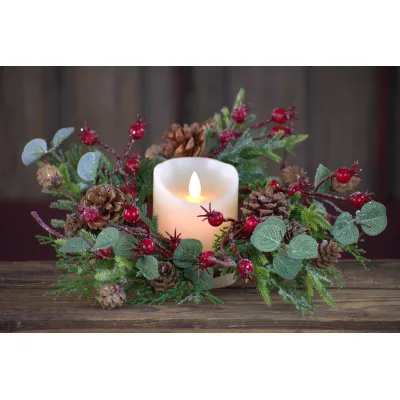 Holiday Eucalyptus 6.5in C-Ring