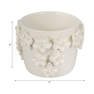 ELWINCROSS IVORY PLANTER 6 (IN) 9