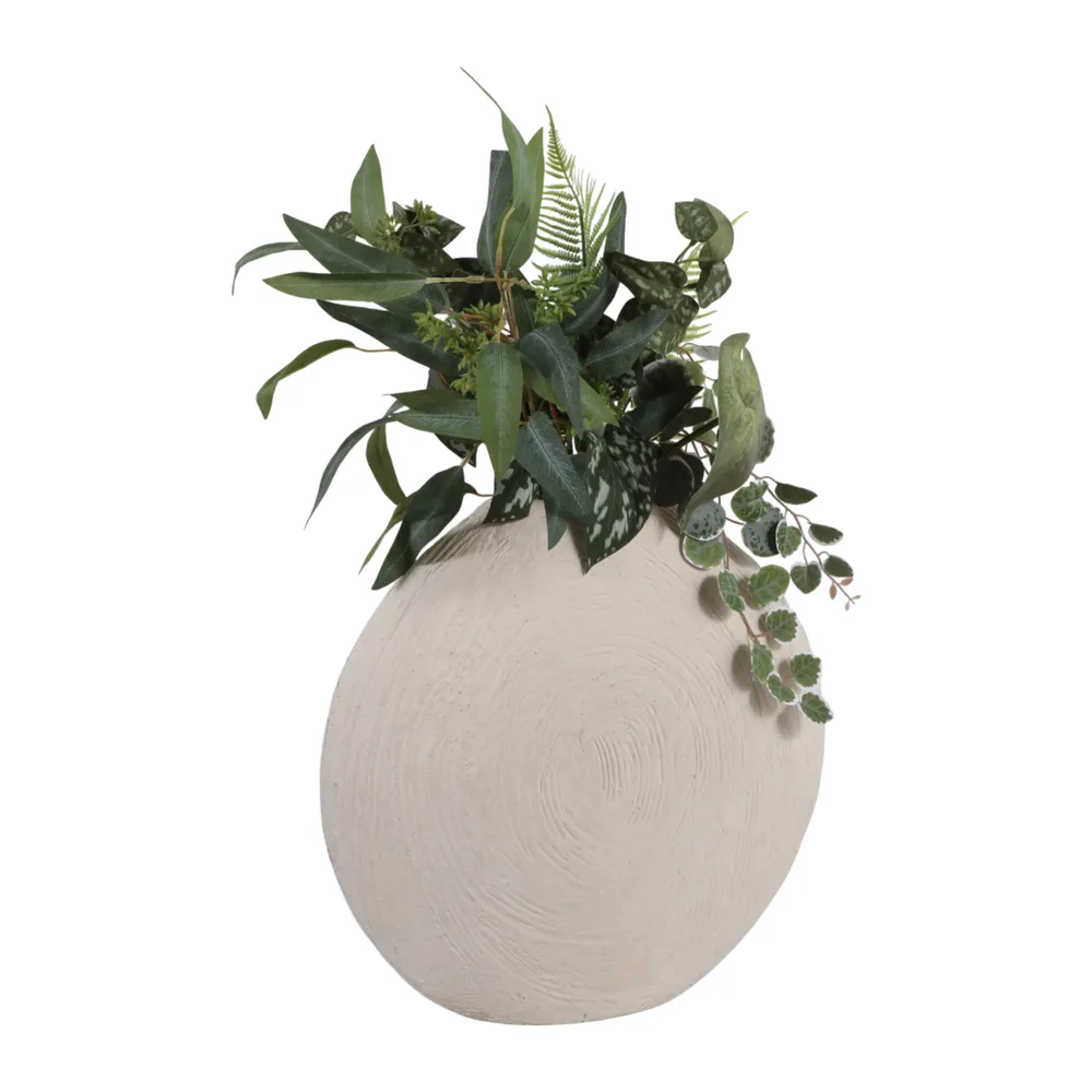 ERWINHOLM WHITE VASE 16 (IN)