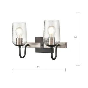 Blakely 10.5'' High 2-Light Vanity Light - Brushed Nickel 3