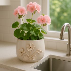 VINSONRUN IVORY PLANTER 7 (IN) 13
