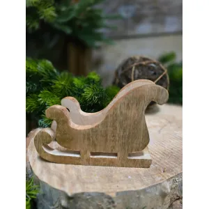 Wooden  Sled 3.5x6in 2