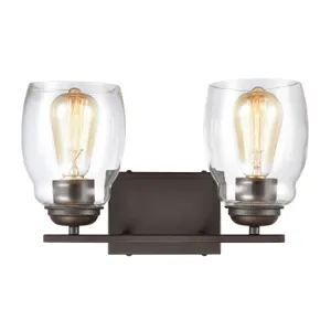 Calistoga 14'' Wide 2-Light Vanity Light - Oil Rubbed Bronze 1