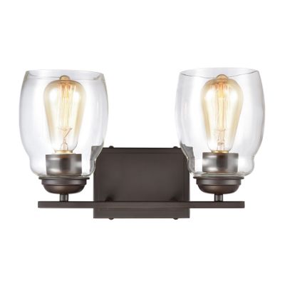 Calistoga 14″ Wide 2-Light Vanity Light - Oil Rubbed Bronze
