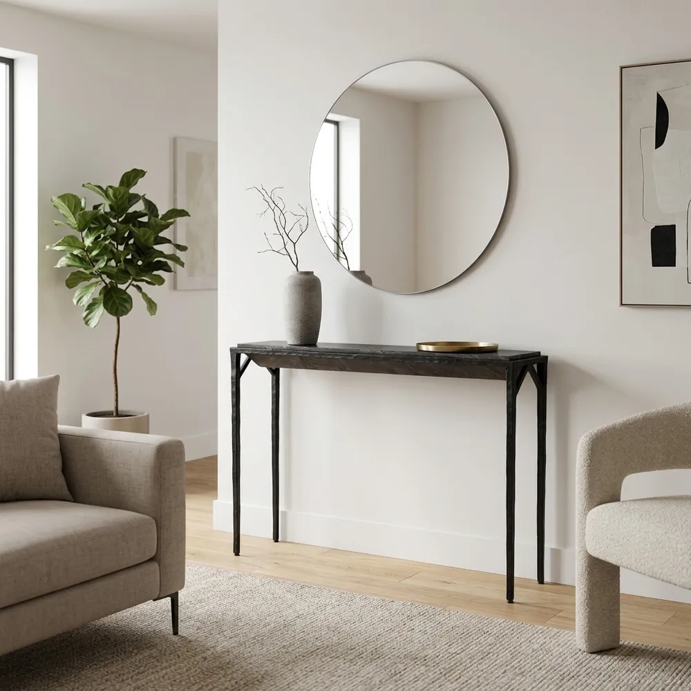 TUCKERHAVEN BLACK CONSOLE 33 (IN)