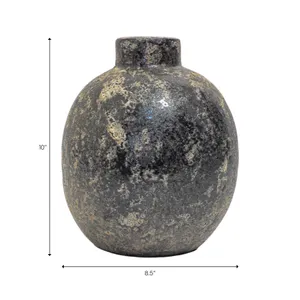 ORTONCREST BLACK VASE 10 (IN) 6