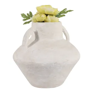 FERRIS WHITE VASE 9 (IN) 3