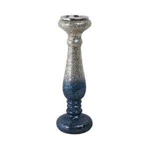 EASTONLAND BLUE CANDLE HOLDER 16 (IN) 4