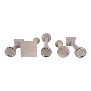 MERCERMOOR SET OF 5 BROWN CANDLESTICK 22 (IN) 7