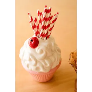 Ceramic Pink Cupcake Vase 2