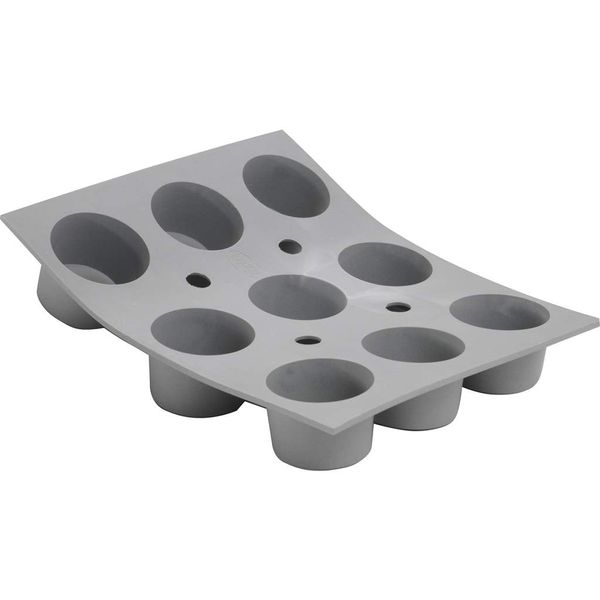 DEBUYER ELASTOMOULE Muffins, Mini Silicone Mold 9