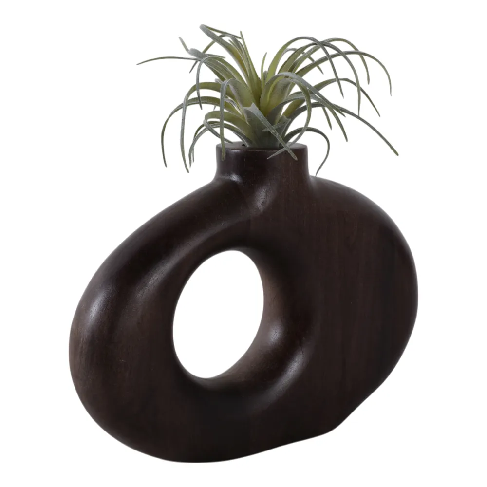 GRIFFINMOOR BROWN VASE 7 (IN)