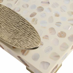 HARSTONGROVE SET OF 2 WHITE TRAY 3 (IN) 6