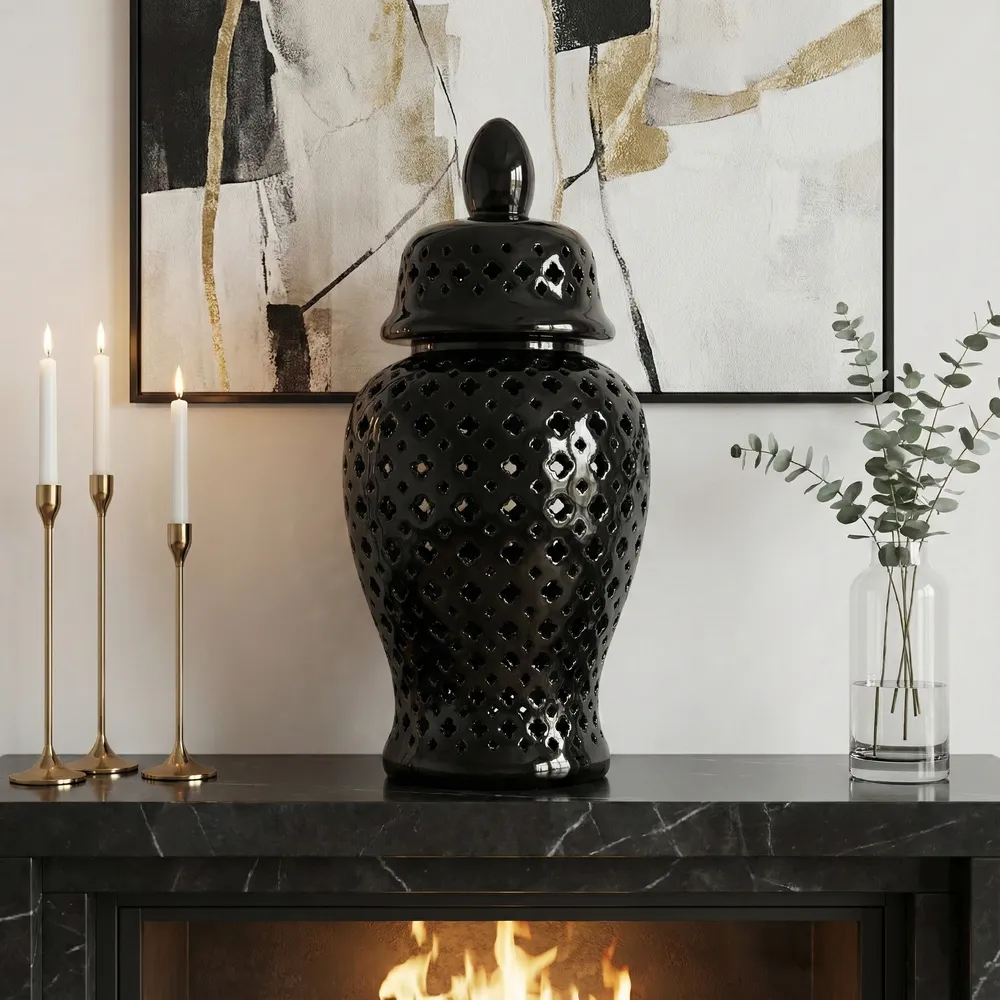 ANTONVIEW BLACK CHINOISERIE 24 (IN)