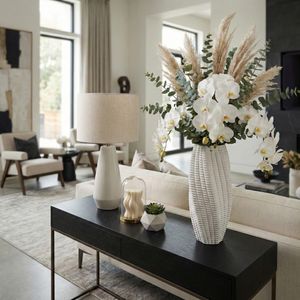 ELWINROSE WHITE VASE 16 (IN) 13