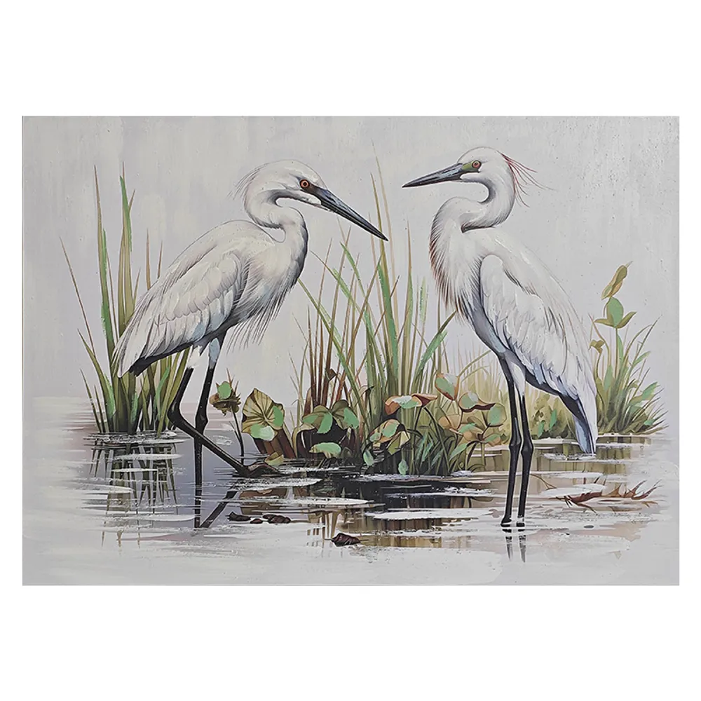 35-1/2" EGERETS IN THE WATER CANVAS