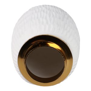 ADLERCREST WHITE VASE 9 (IN) 7