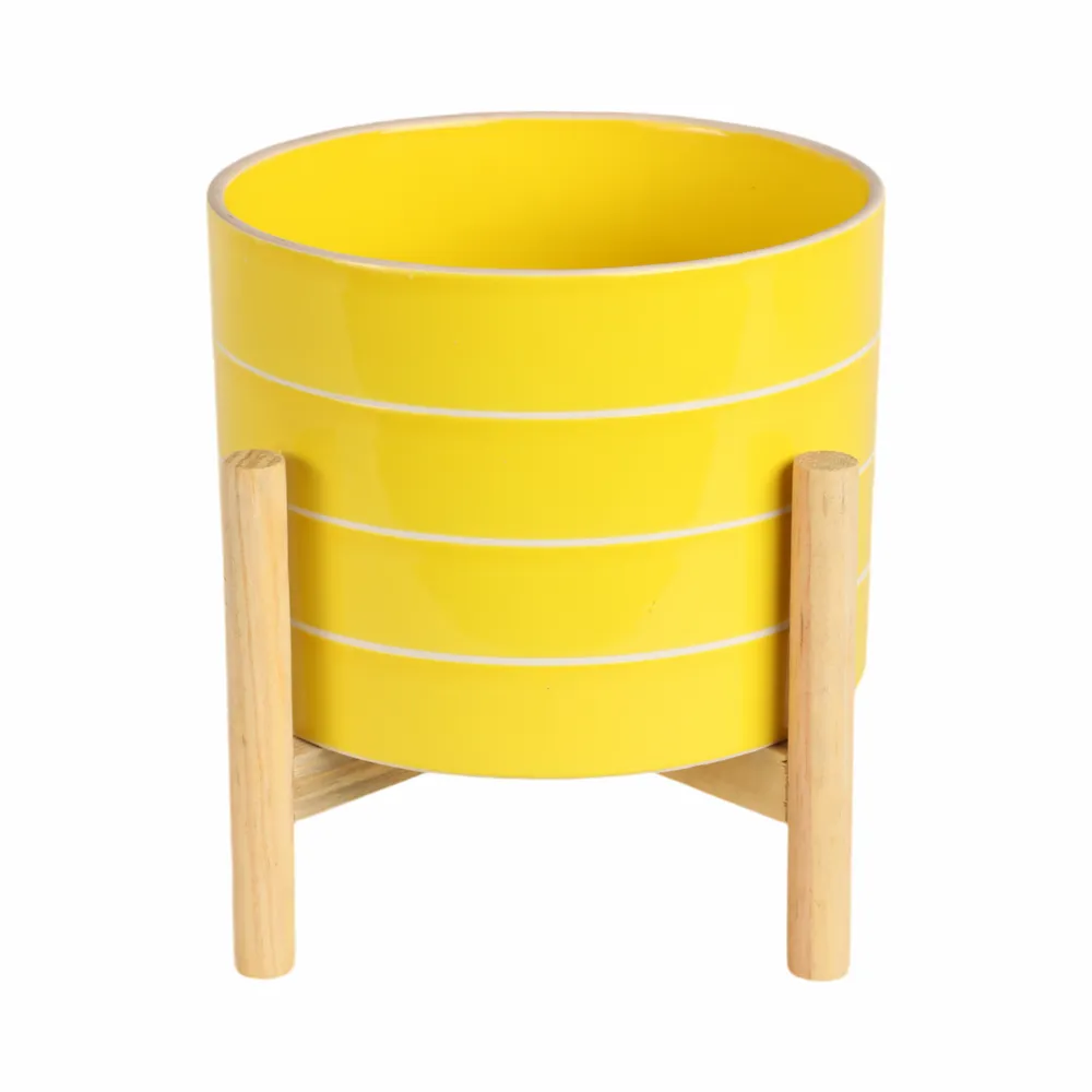 GRANLEYLEY YELLOW PLANTER 9 (IN)