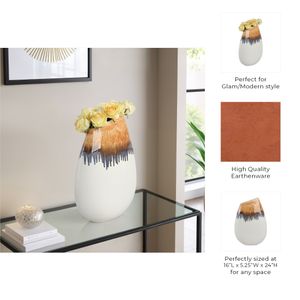 GUNNARMILL WHITE VASE 24 (IN) 11