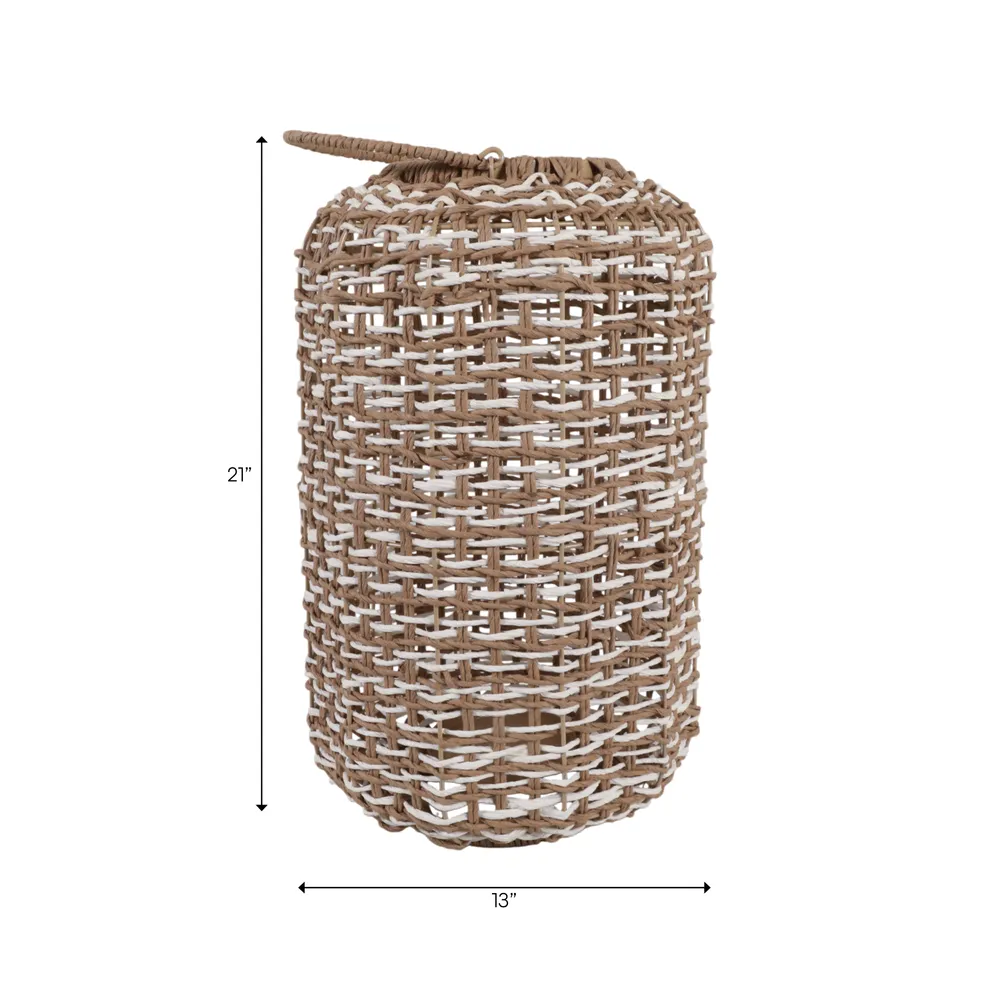 LARKSIDE BROWN LANTERN 21 (IN)