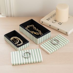 DECKERWORTH SET OF 2 GREEN BOXES 5 (IN) 12