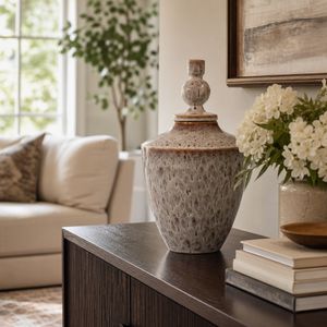 LINTONLAKE WHITE VASE 18 (IN) 13