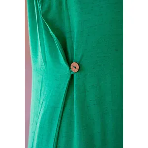 Sleeveless Split-Front Tunic / Kale 4