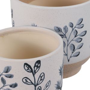 DRYDENBROOK SET OF 2 BLUE PLANTER 8 (IN) 6