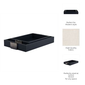 FORRESTMILL SET OF 2 BLUE TRAY 3 (IN) 11