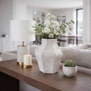 AVAWAY GRAY VASE 15 (IN) 12