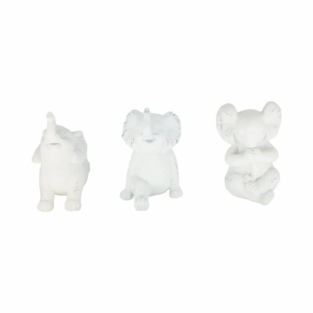 WALTONTON SET OF 3 WHITE DECOR 6 (IN)