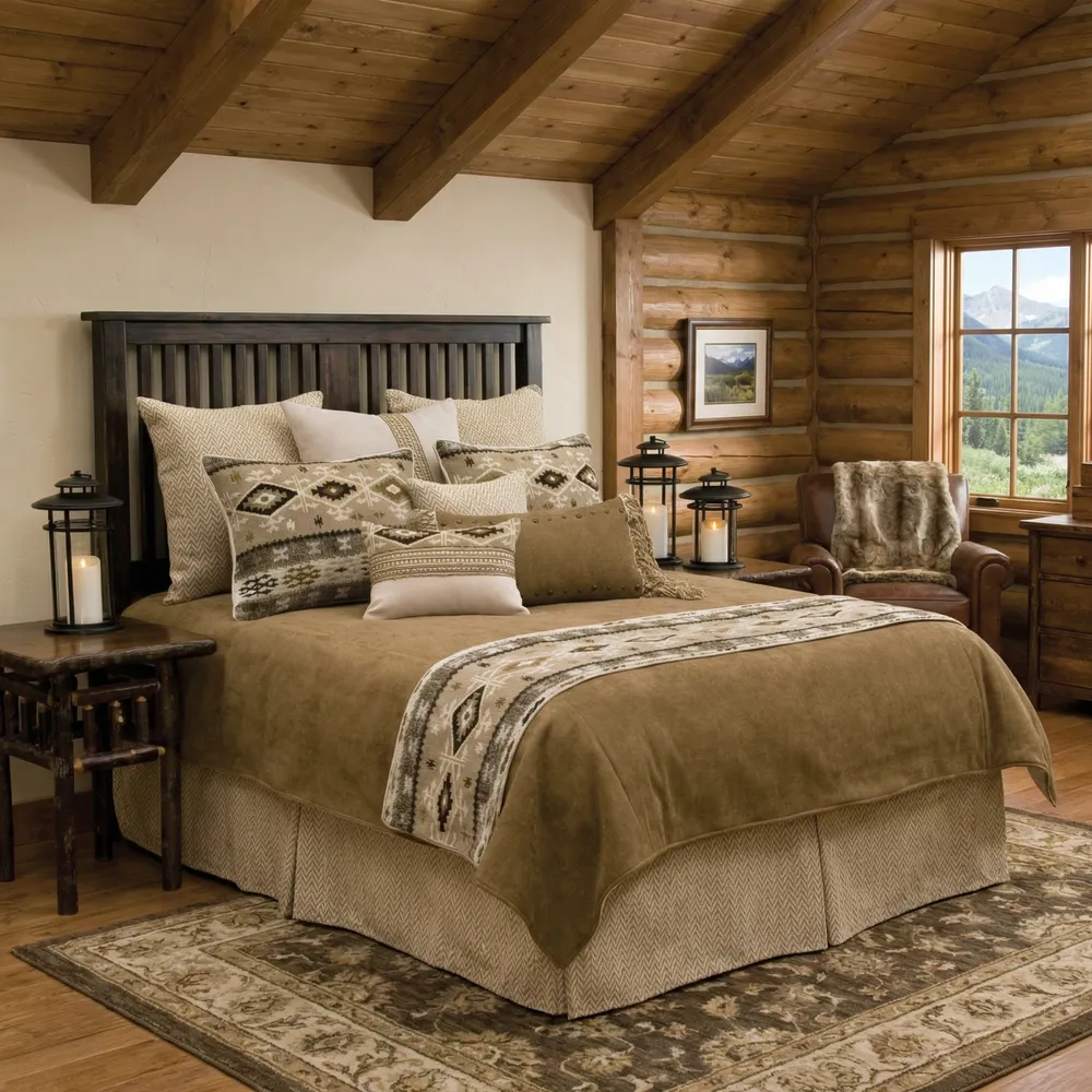 Mountain Storm - Coverlet - Cal King - 104x100