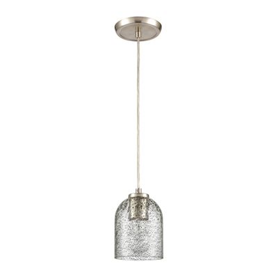 Sprinkle 5″ Wide 1-Light Mini Pendant - Satin Nickel