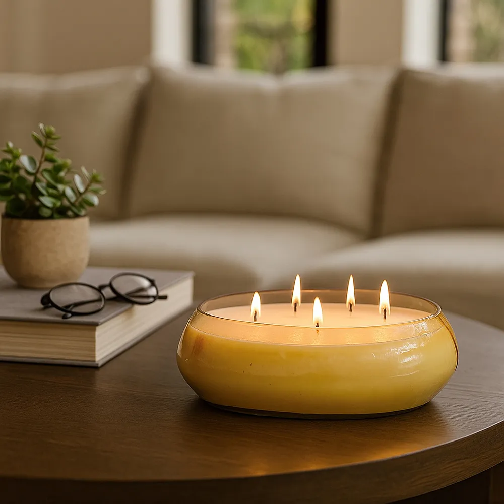 EMMONSCLIFF MIDNIGHT AMBER CANDLE 4 (IN)