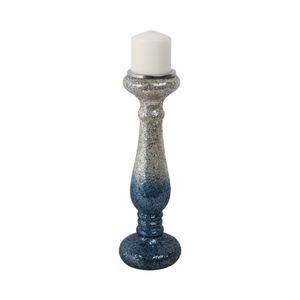 EASTONLAND BLUE CANDLE HOLDER 16 (IN) 3