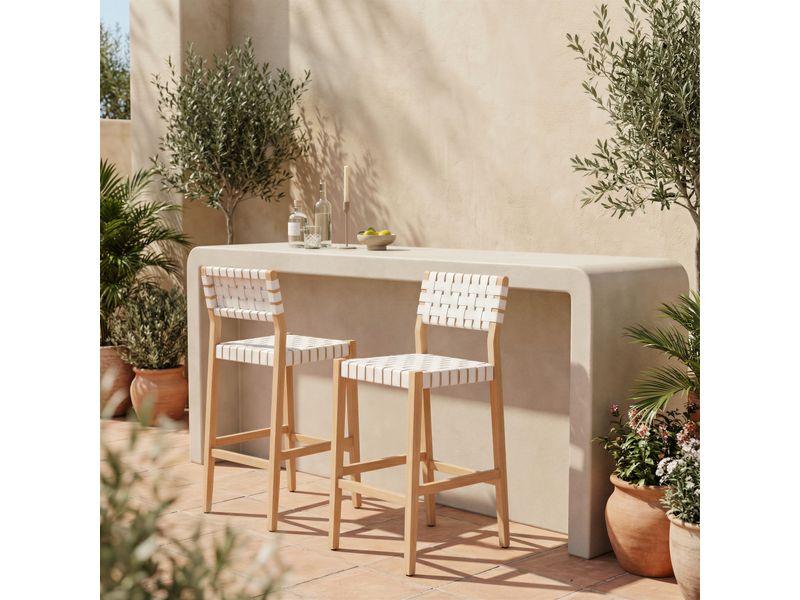 Mizuya Barstool White 9