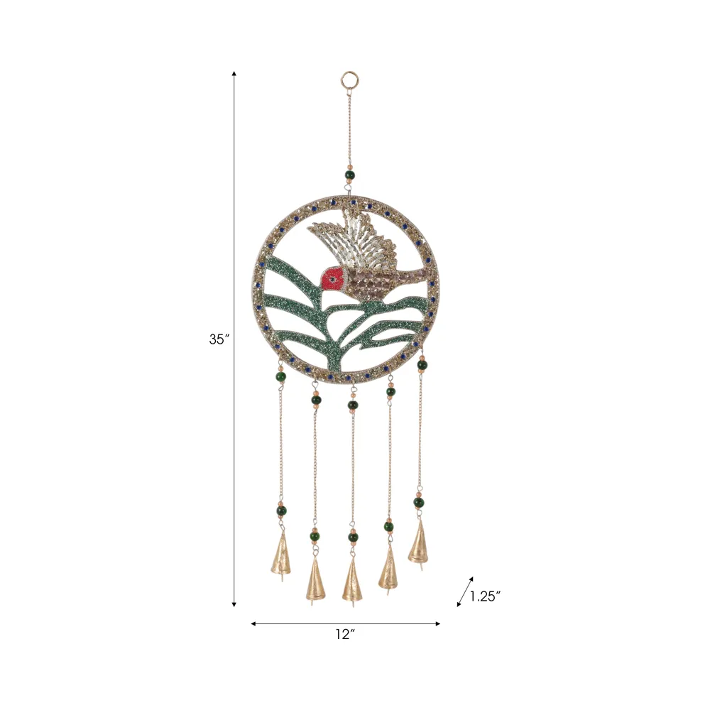 THEABROOK GREEN WIND CHIME 35 (IN)