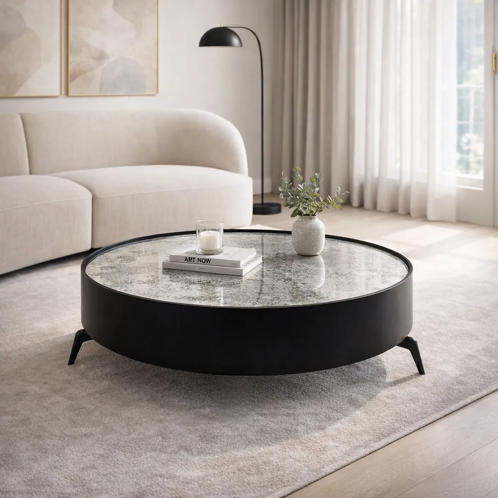 HOLLYMILL BLACK COFFEE TABLE 16 (IN)