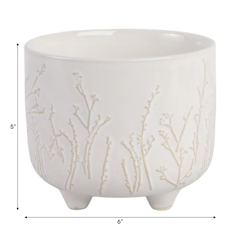 WRENHAM IVORY PLANTER 5 (IN)
