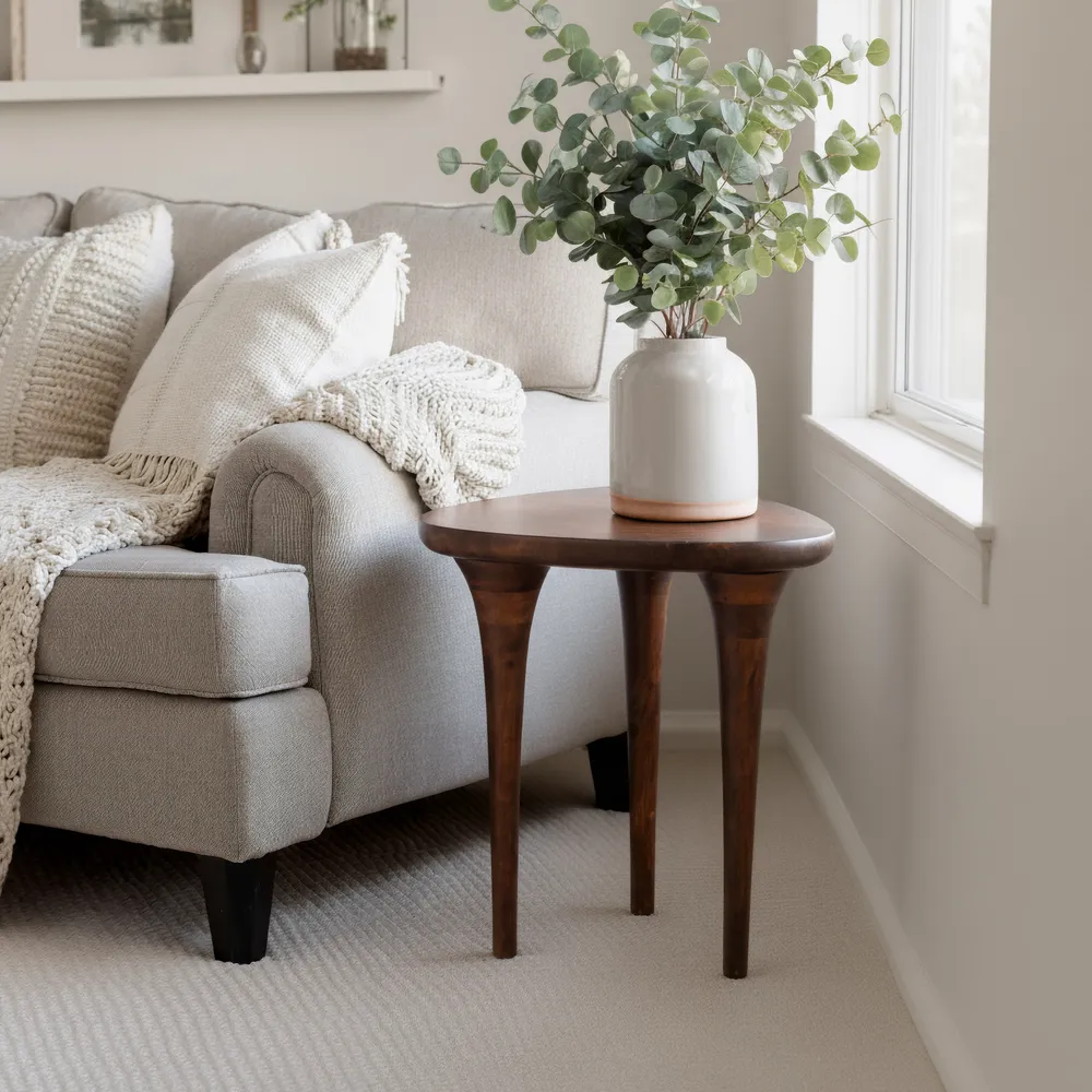 Spiker Side Table Walnut
